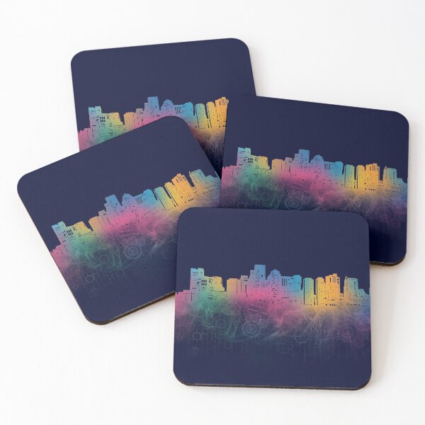Item preview, boston skyline cyber designed and sold by BekimART2.