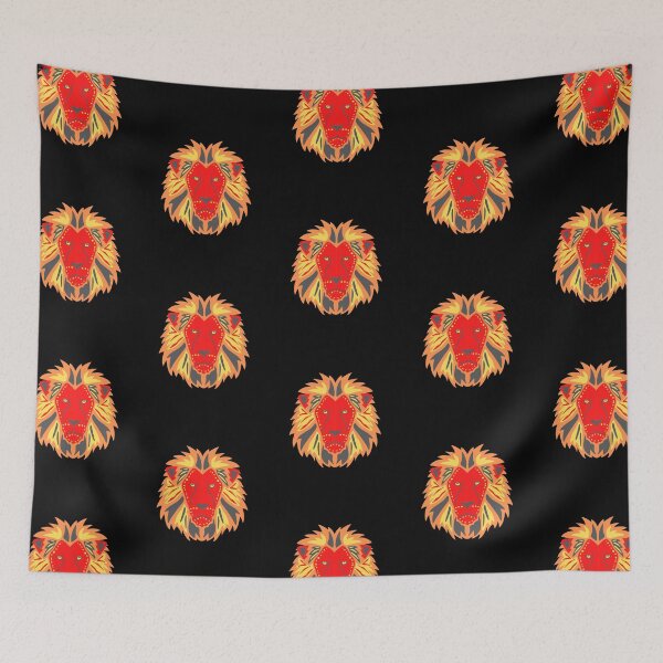 Item preview, Abstract Vibrant Colorful Lion Face Gift for Men Women and Kids  designed and sold by FazCreations.