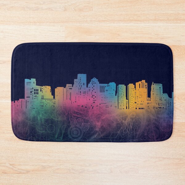 Item preview, boston skyline cyber designed and sold by BekimART2.