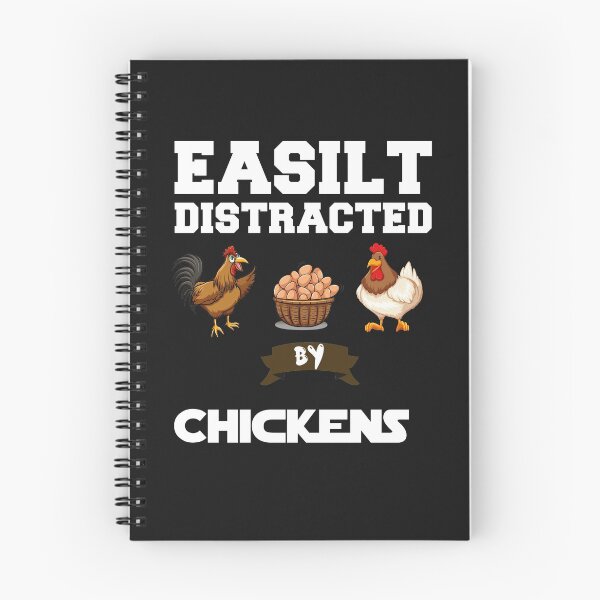 Item preview, Easily distracted by chickens designed and sold by akirsaid.