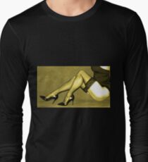 Sexy Legs in Stockings Long Sleeve T-Shirt