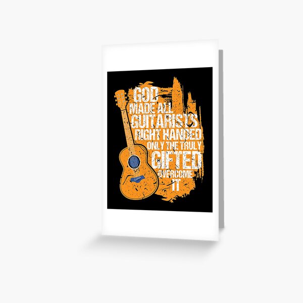 Guitarist Greeting Cards for Sale