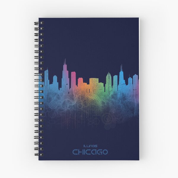 Item preview, chicago skyline cyber designed and sold by BekimART2.