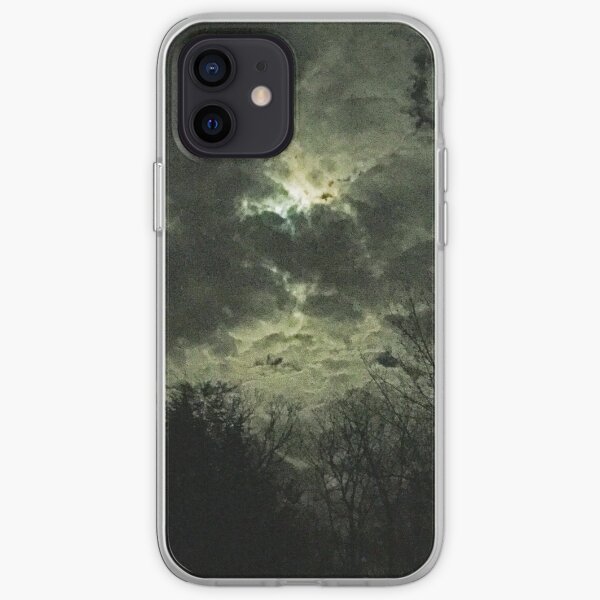 Olde Time-y Moonlit Clouds iPhone Soft Case