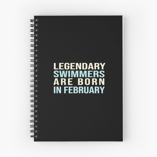 Item preview, Legendary Swimmers Are Born In February designed and sold by ZAstore.