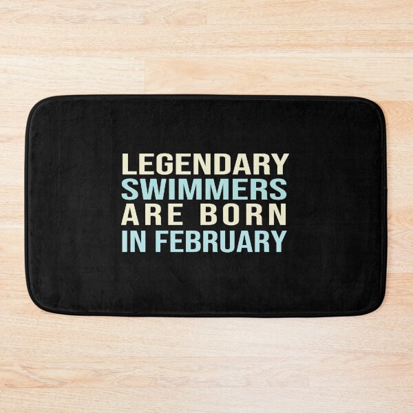 Item preview, Legendary Swimmers Are Born In February designed and sold by ZAstore.