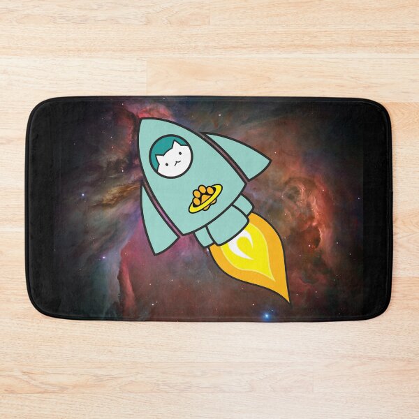 Item preview, Fat Cat Rocketship designed and sold by Keska.