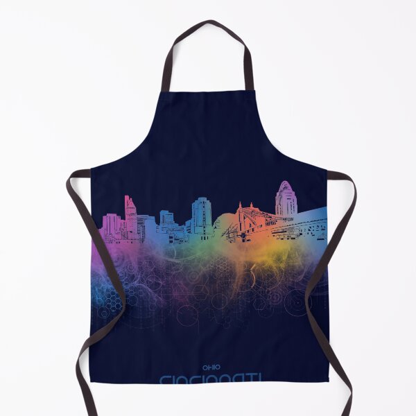 Item preview, cincinnati skyline cyber designed and sold by BekimART2.