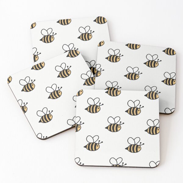 Item preview, bee cartoon design pattern designed and sold by ruelia.