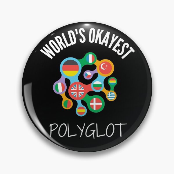 Item preview, World's Okayest Polyglot - Learning Languages - Global Communication - Education designed and sold by WonderWear.
