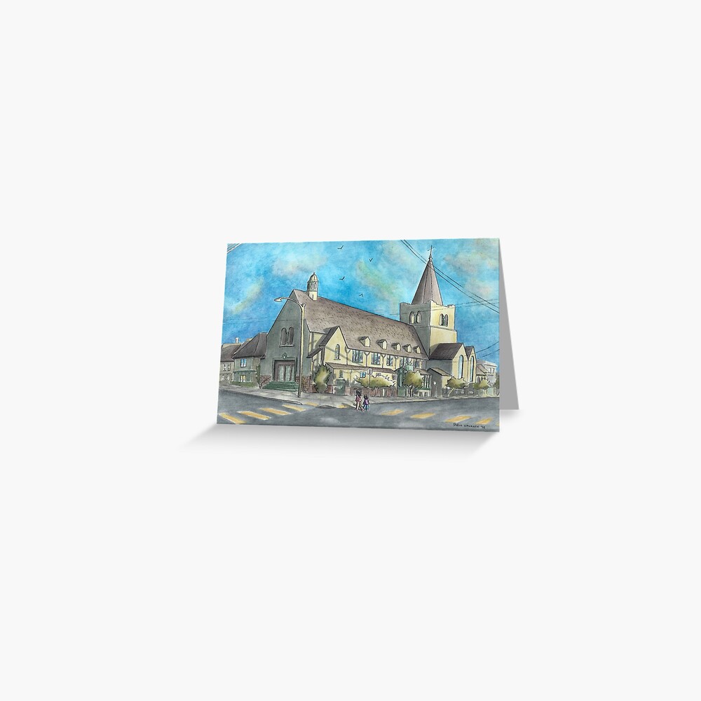 St Thomas, Late Afternoon Greeting Card