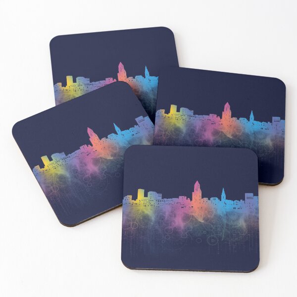 Item preview, cleveland skyline cyber designed and sold by BekimART2.