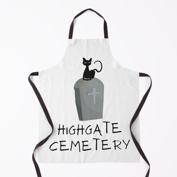 Item preview, Highgate Cemetery Cat on a Grave designed and sold by Trendency ~.