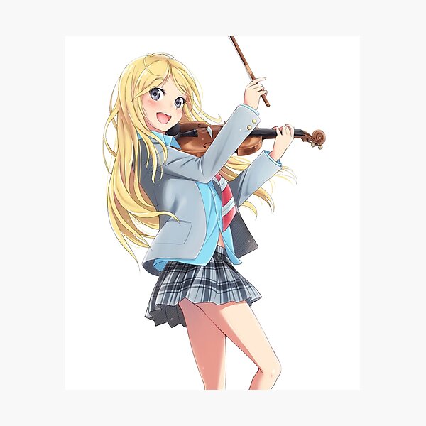 Shigatsu wa Kimi no Uso, Miyazono Kaori, crying, flowers, school uniform,  violin, HD phone wallpaper