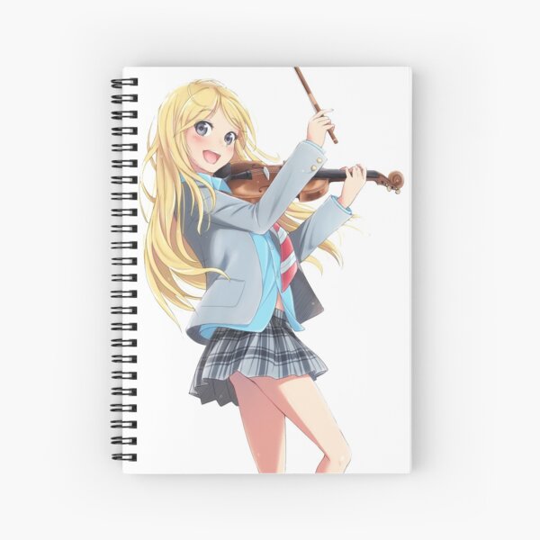 Shigatsu Wa Kimi No Uso Spiral Notebooks for Sale