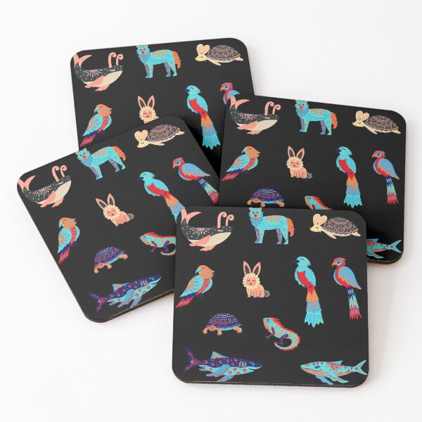 Item preview, Colorful mystical animals favorites 8 designed and sold by Norwegian-Moose.