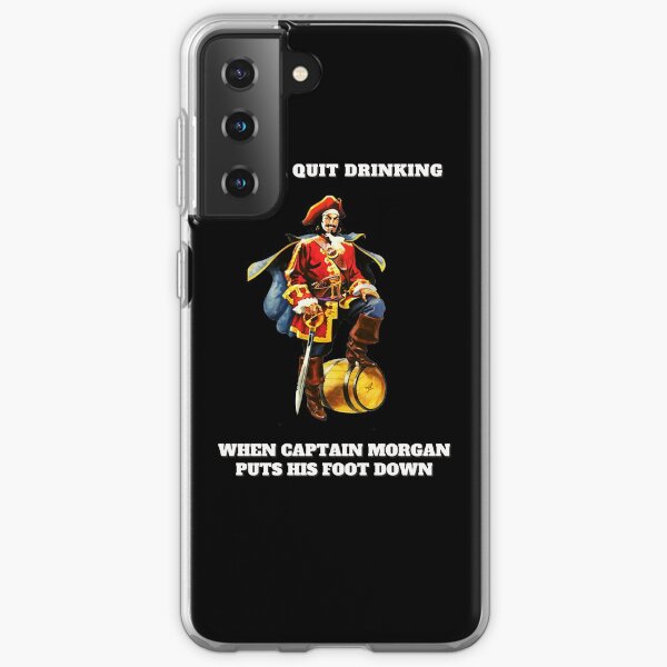 Captain Morgan j'arrêterai de boire Coque souple Samsung Galaxy