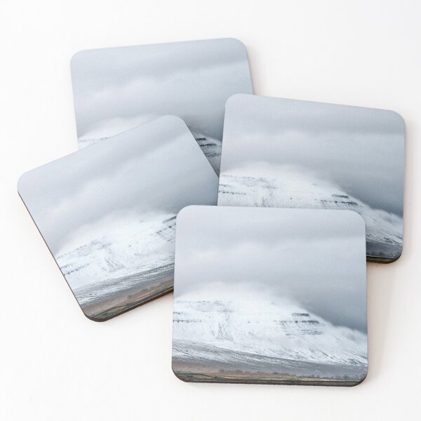 Item preview, Ingleborough under Snow & Cloud designed and sold by mikebov.