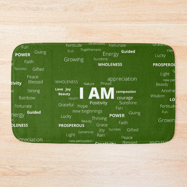 Item preview, I AM- The power of who you are lies in your words designed and sold by HopeMerc.
