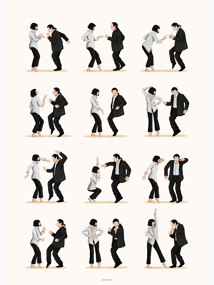 Pulp Fiction Twist Dance Extended | Pop Culture Art by nourtohme