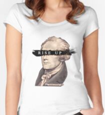 Camiseta entallada de cuello redondo ¡CRECER!