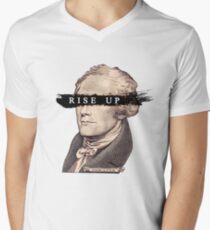 AUFGEHEN! T-Shirt mit V-Ausschnitt für Männer