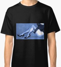 Sexy Legs in Stockings Classic T-Shirt