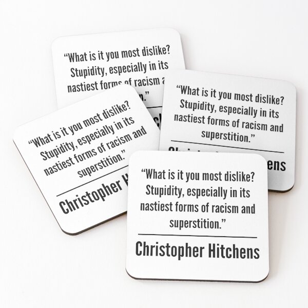 Item preview, Christopher Hitchens Quote designed and sold by greew026.