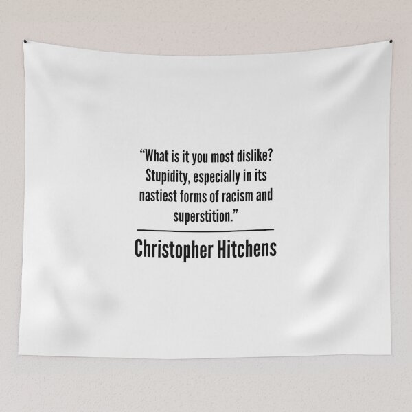Item preview, Christopher Hitchens Quote designed and sold by greew026.