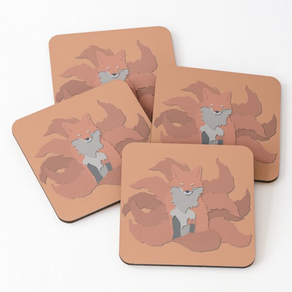 Item preview, 9 Tails Kitsune (Papercut Illustration) designed and sold by MythoCulture.