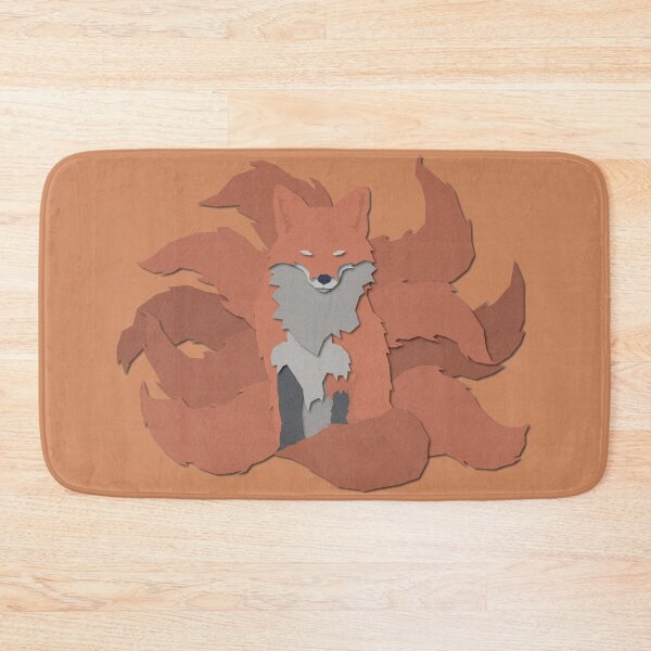 Item preview, 9 Tails Kitsune (Papercut Illustration) designed and sold by MythoCulture.