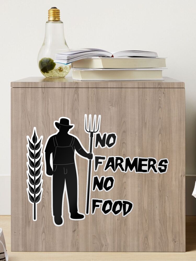 Custom No Farmers No Food Farmer Farming Farm Owner Gifts Men Women License  Plate By Cm-arts - Artistshot