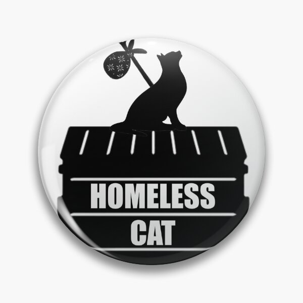 Item preview, Homeless Cat Sillouette designed and sold by SLCollectibles.