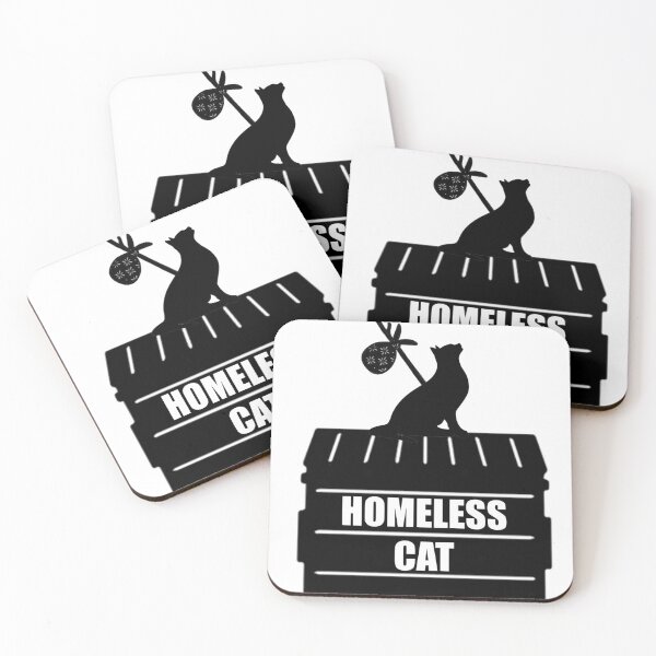 Item preview, Homeless Cat Sillouette designed and sold by SLCollectibles.