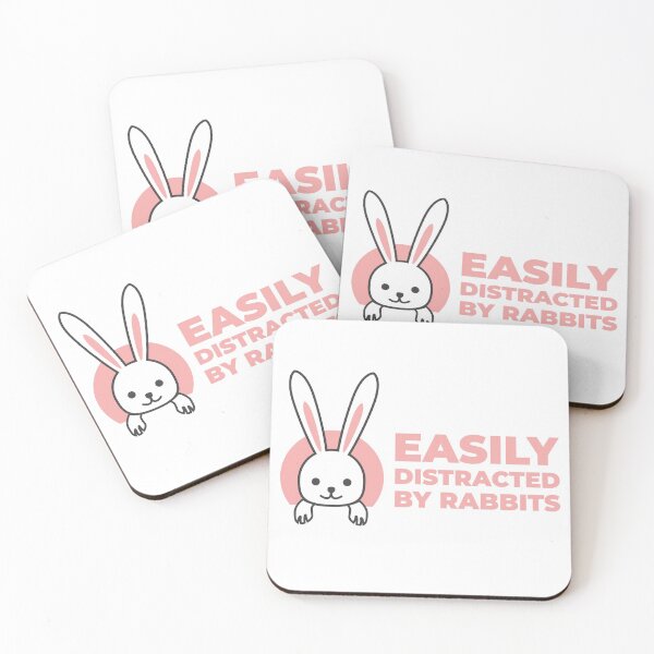 Item preview, Easily Distracted By Rabbits designed and sold by GoldenDov.