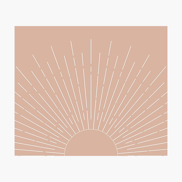 Item preview, Copy of Sunrise Art, Minimalist Boho Sun | white designed and sold by MMonroeStudio.