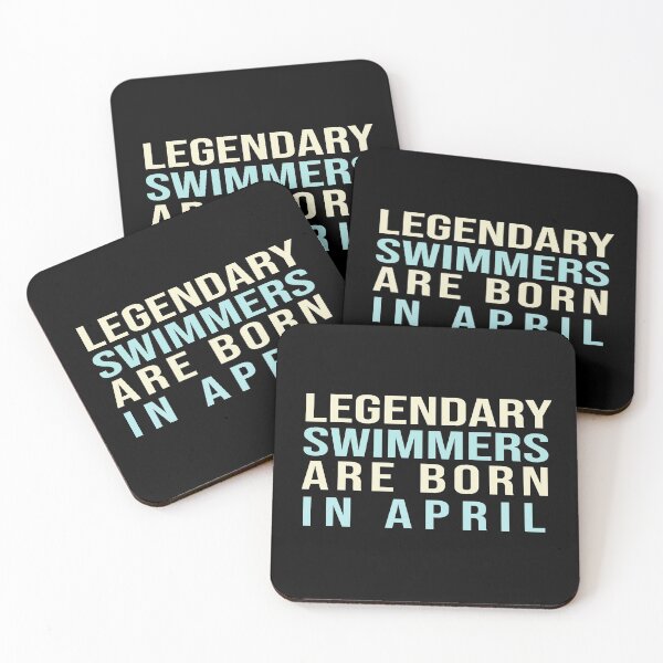 Item preview, Legendary Swimmers Are Born In April designed and sold by ZAstore.