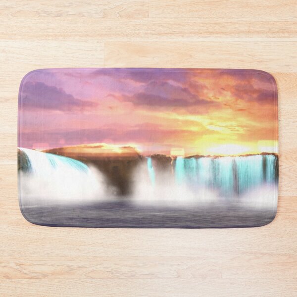 Item preview, Waterfalls during golden moment hour. designed and sold by Lan thi Nguyen.