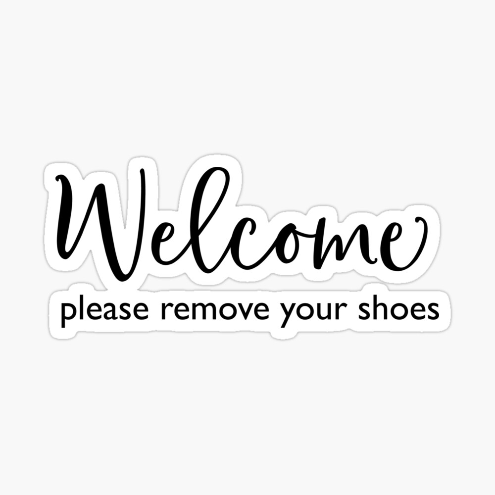 Please Remove Your Shoes Art Print by Amanda Greenwood | iCanvas