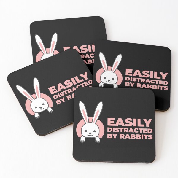Item preview, Easily Distracted By Rabbits designed and sold by GoldenDov.