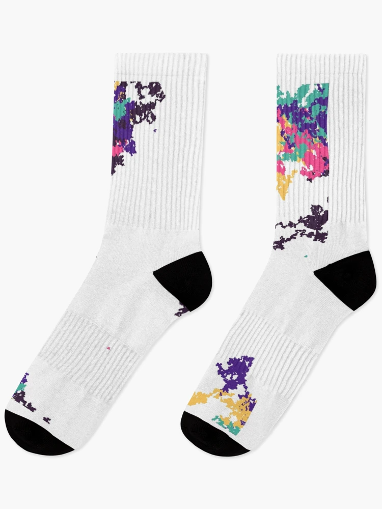 Thumbnail 1 of 5, Socks, Colorful Splashes designed and sold by beocca.