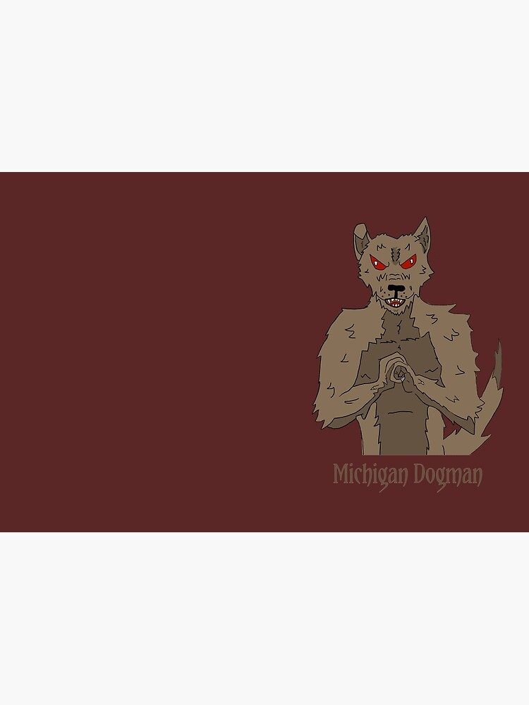 "Michigan Dogman" Hardcover Journal for Sale by NoShameSideShow | Redbubble
