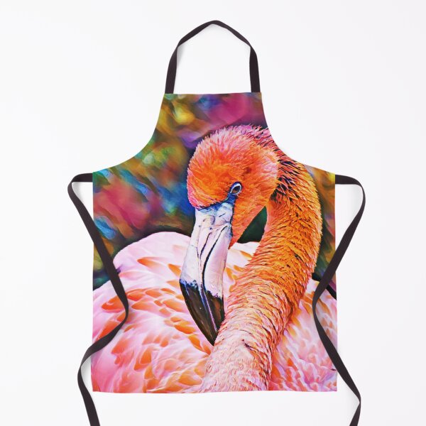 Item preview, Pink Flamingo Rainbow Background Abstract Painting Art Design designed and sold by WildMuse44.