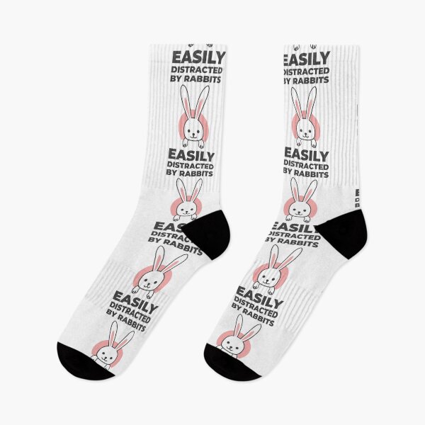 Item preview, Easily Distracted By Rabbits designed and sold by GoldenDov.