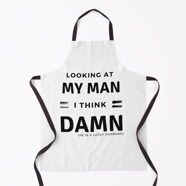 Item preview, Looking At My Man I Think Damn he is a Lucky husband designed and sold by Missadesign.