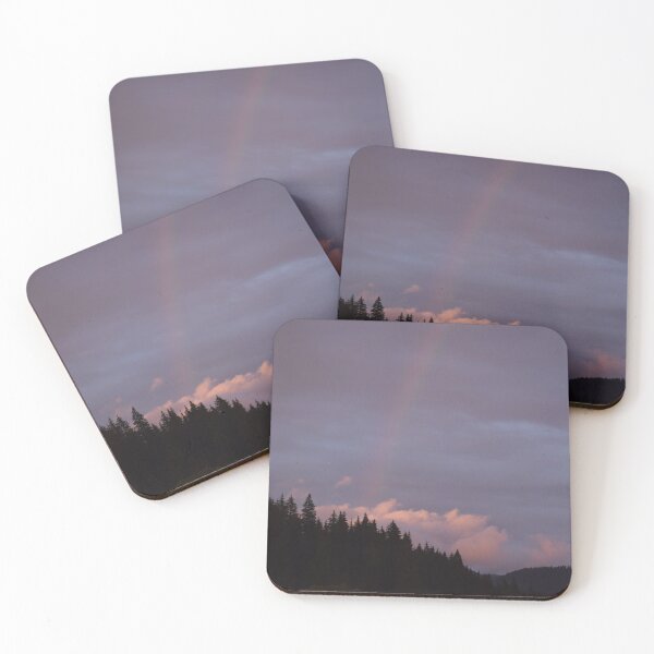Item preview, twilight sky forest rainbow designed and sold by dianastancu.