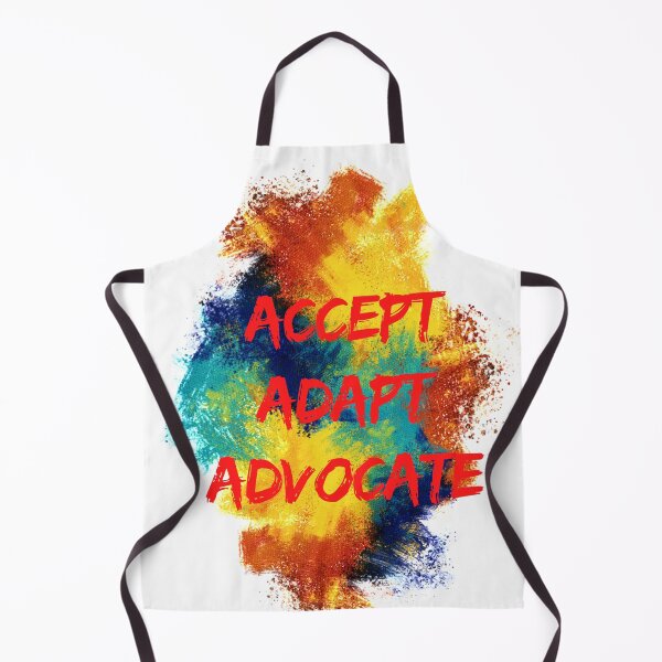 Item preview, Paint Splatter Accept Adapt Advocate Motivation Quotes designed and sold by wodra.