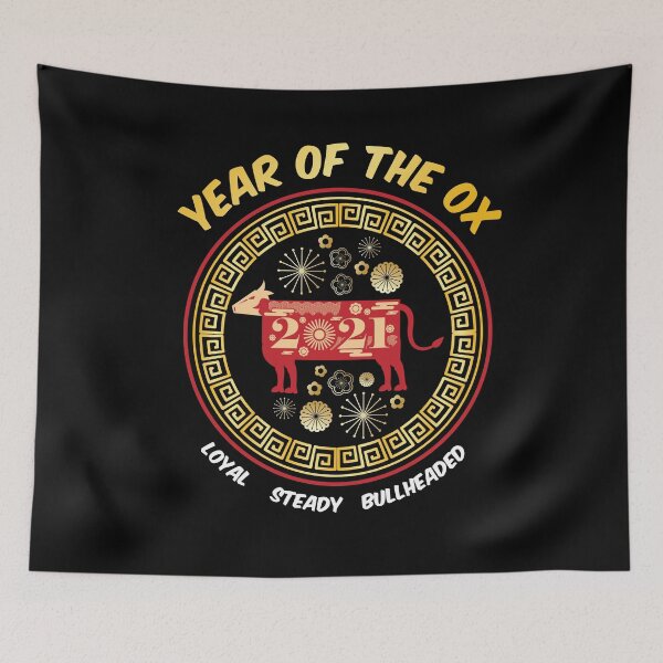 Item preview, Year of The Ox 2021 Outfit for Chinese Ox Zodiac Gift  designed and sold by Rzelemenz.