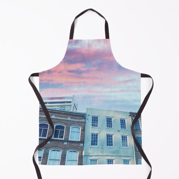 Item preview, Pink Purple and Blue Summer Sunset Buildings View designed and sold by CheraeLynn.