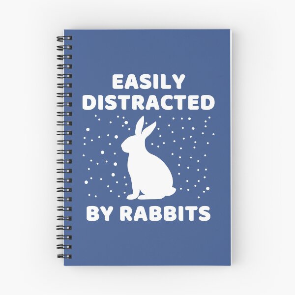 Item preview, Easily Distracted By Rabbits #4 designed and sold by SalahBlt.